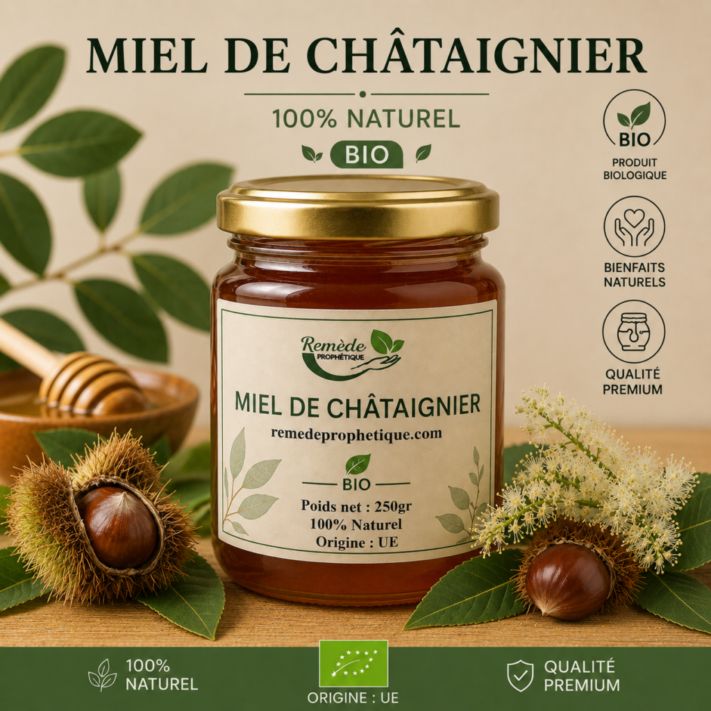 Miel de châtaignier BIO